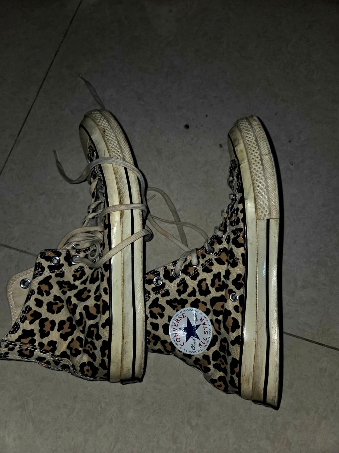 컨버스 X 와코마리아 레오파드 올스타 척70 하이 Converse 상품이미지3