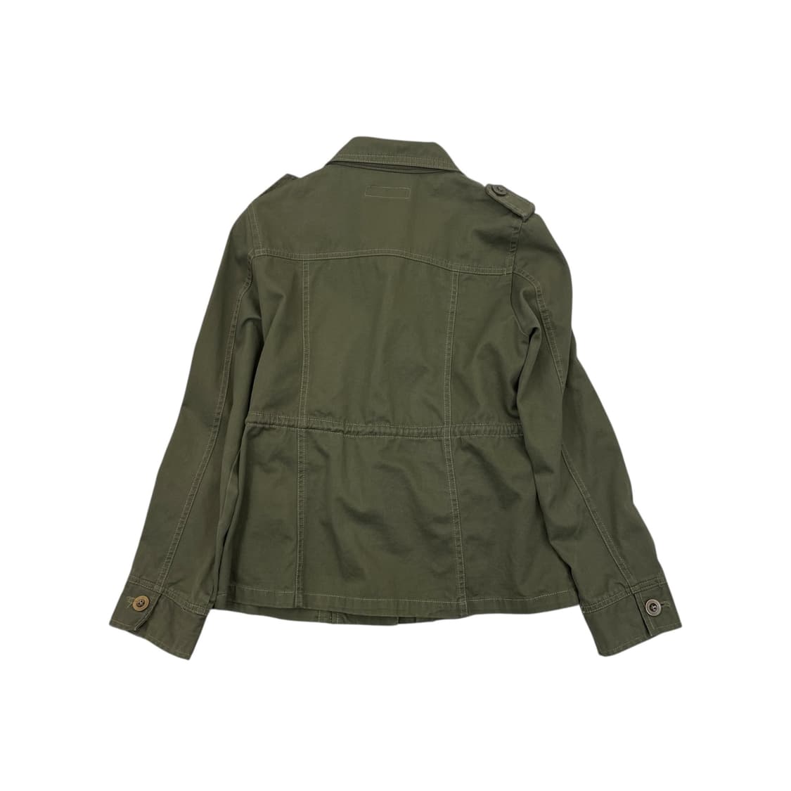 Stud Detail Khaki Jacke 상품이미지2