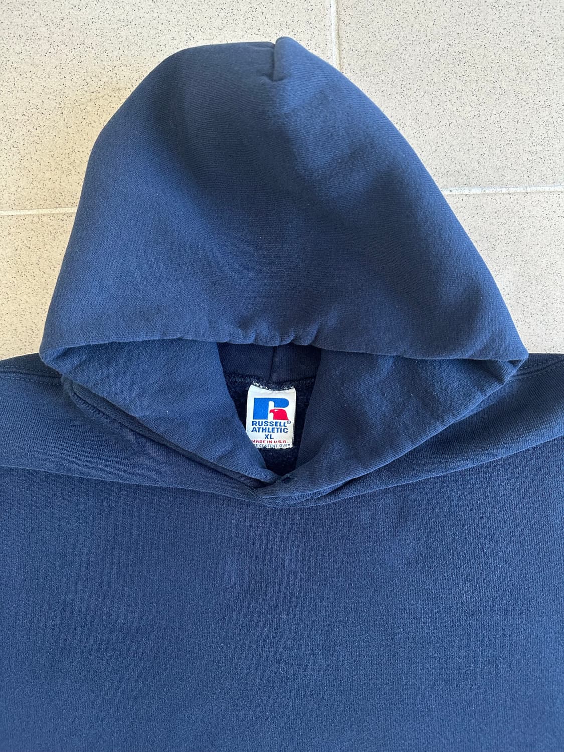 90s 빈티지 러셀 후드 네이비 XL USA 상품이미지4