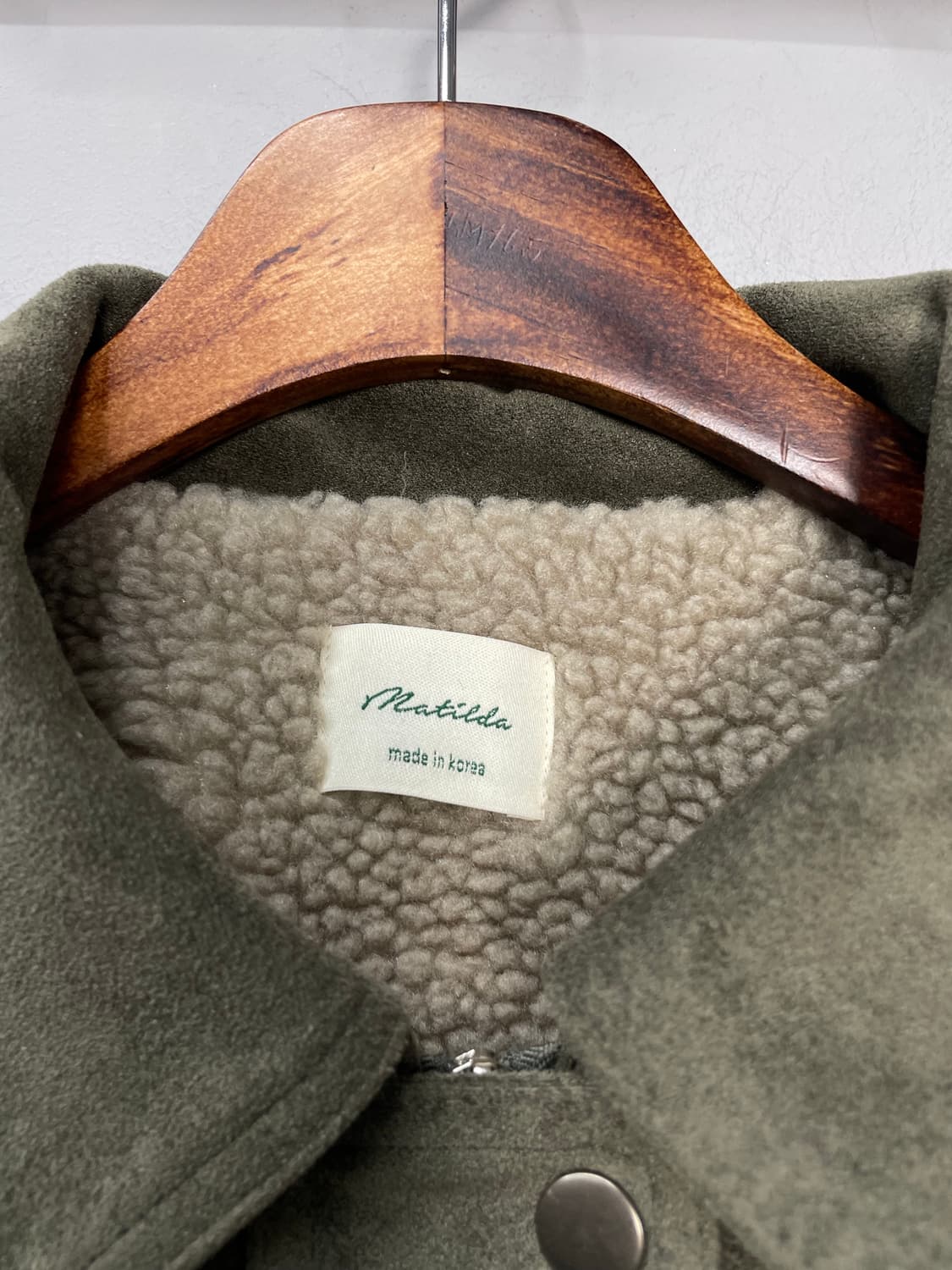 빈티지 스웨이드 양털 자켓 H1004 상품이미지5