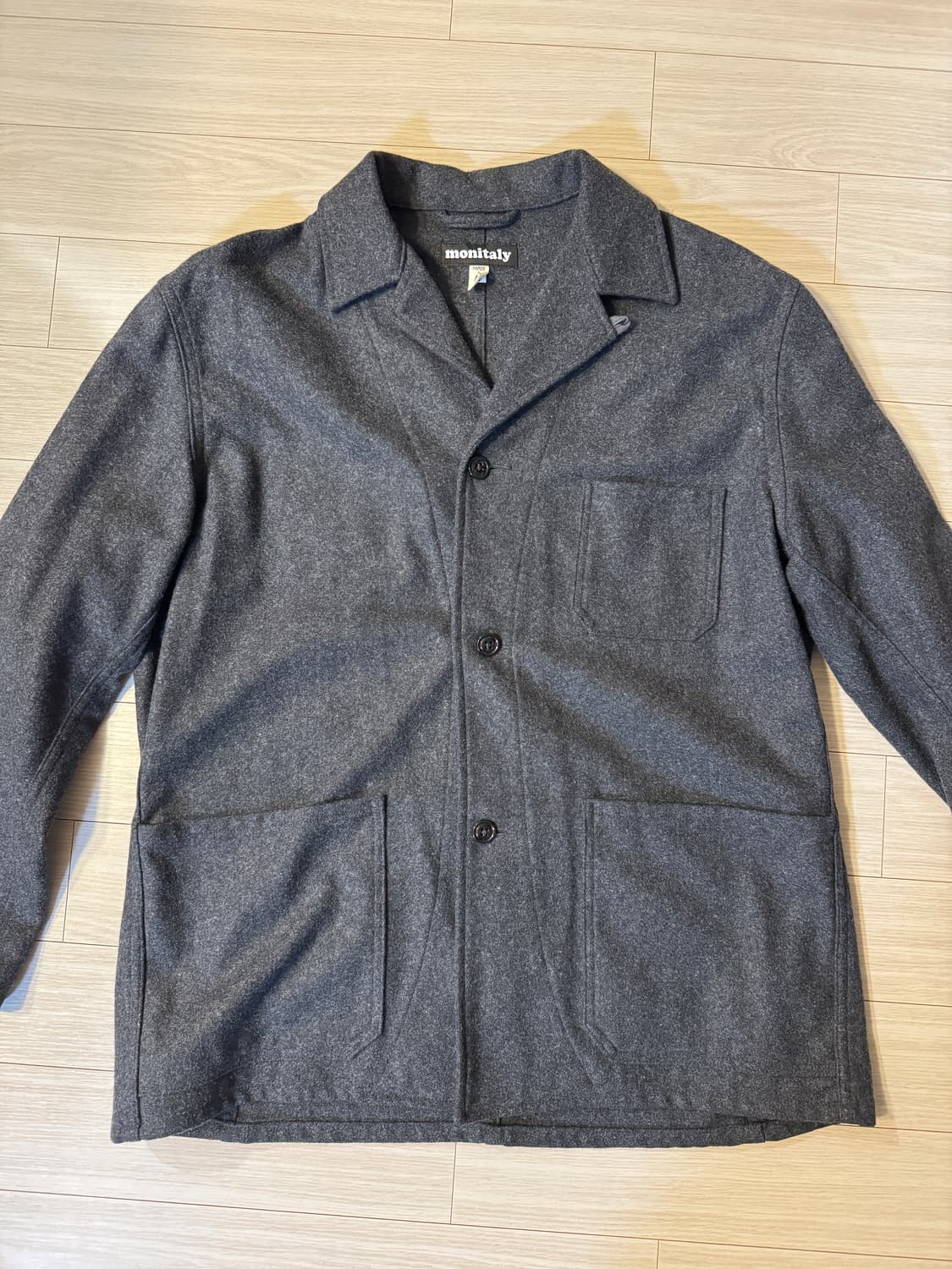 모니탈리 monitaly 울 블레이저 자켓 그레이 40사이즈

 상품이미지1