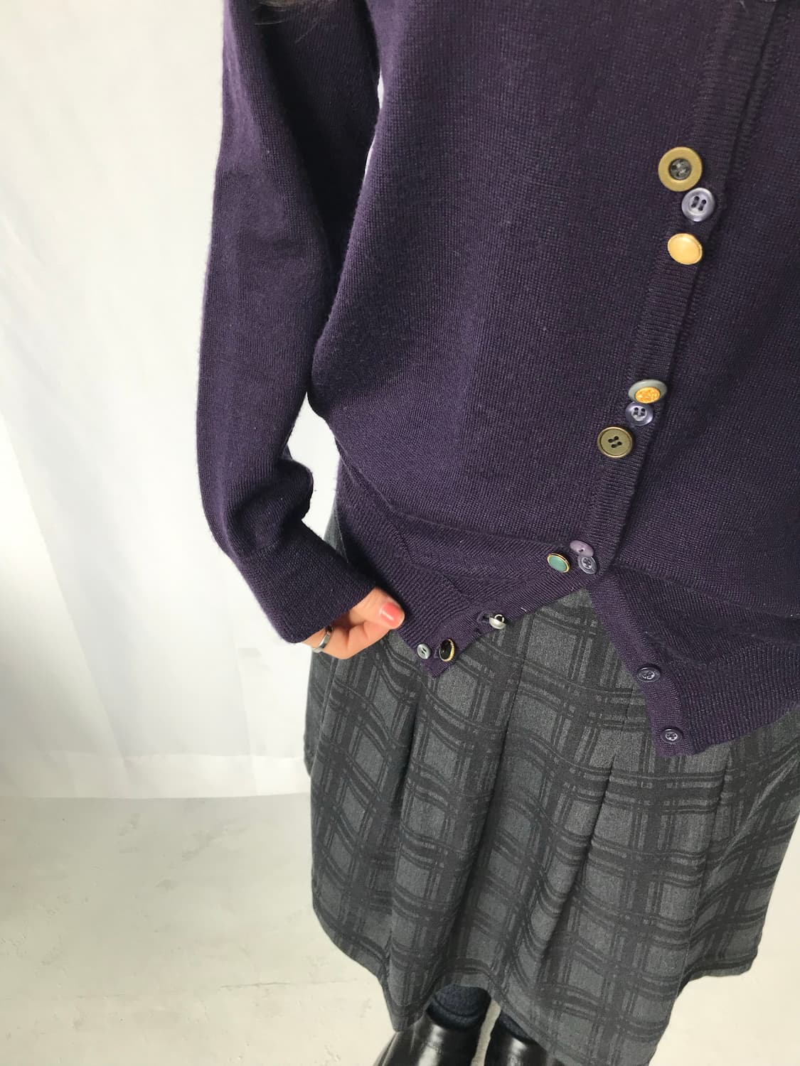 ⊹ A.V.V Standard  단추 컬렉션 가디건 상품이미지5