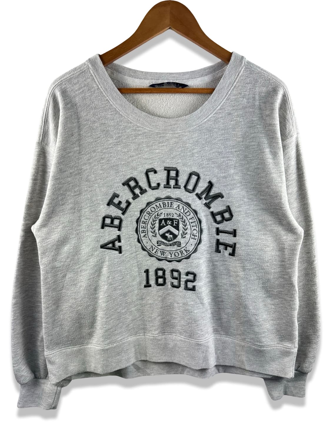 아베크롬비 아치로고 그레이 스웻셔츠2933 상품이미지1