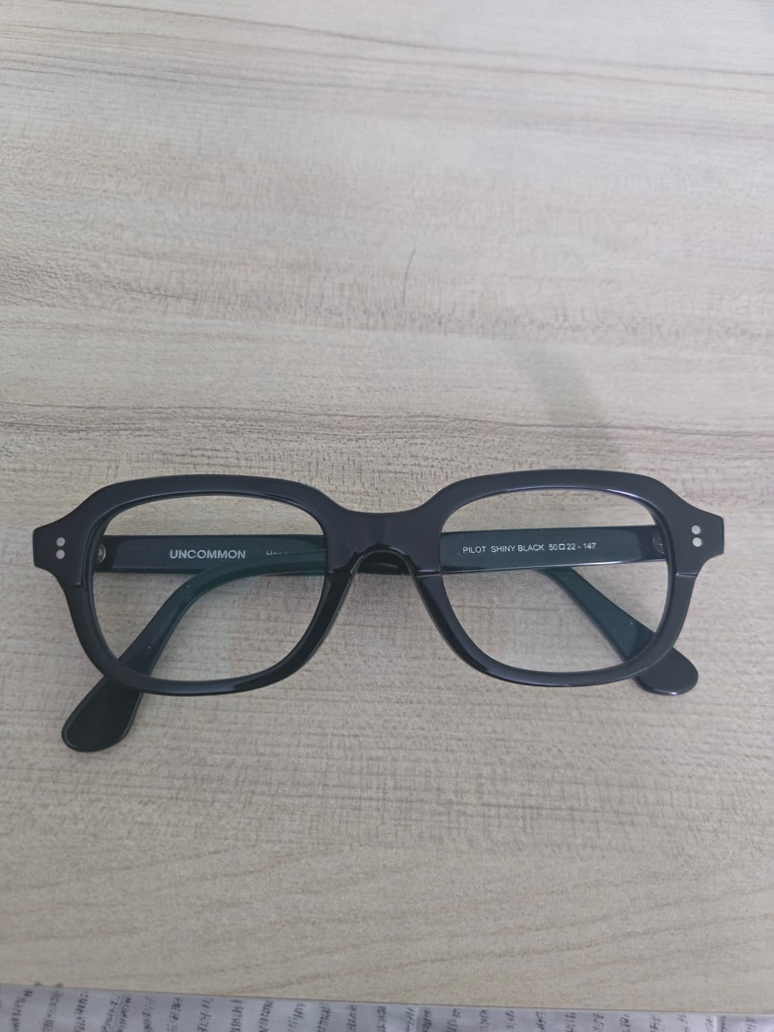언커먼 아이웨어 파일럿 블랙 상품이미지1