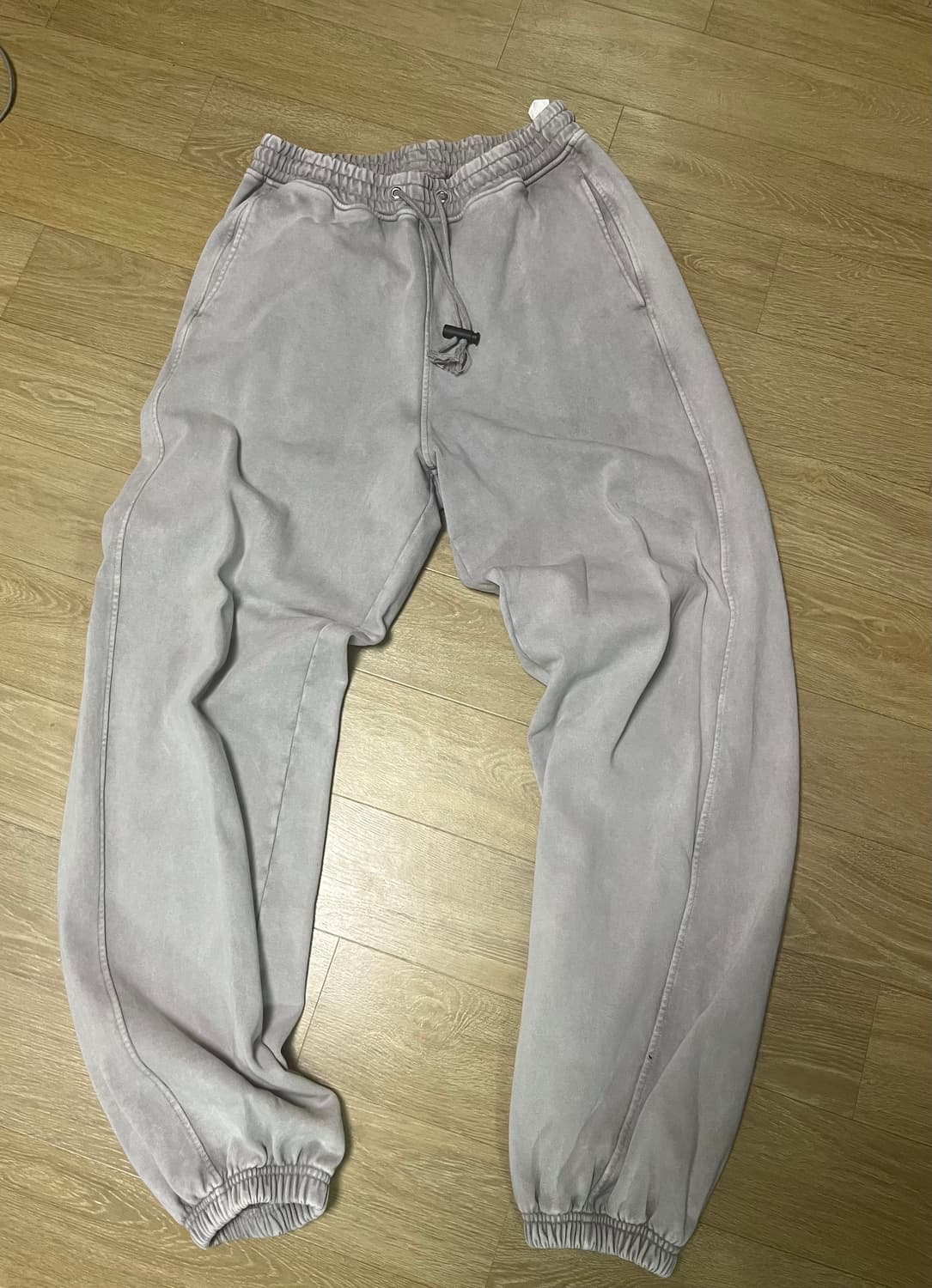 쿠어 가먼트 다잉 스웻팬츠 워시드그레이 S 상품이미지3