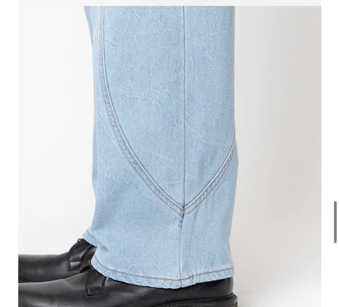 언어펙티드 TRACK DENIM (LIGHT BIUE)_S 사이즈 상품이미지5