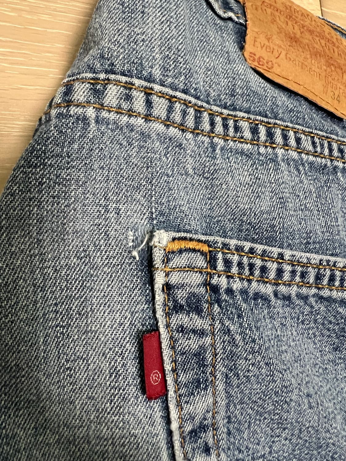 빈티지 리바이스 569 made in usa🇺🇸 상품이미지8