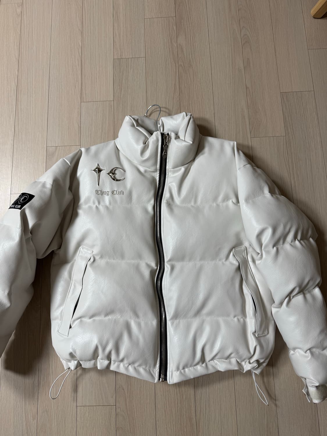 떠그클럽 레더 패딩 상품이미지2