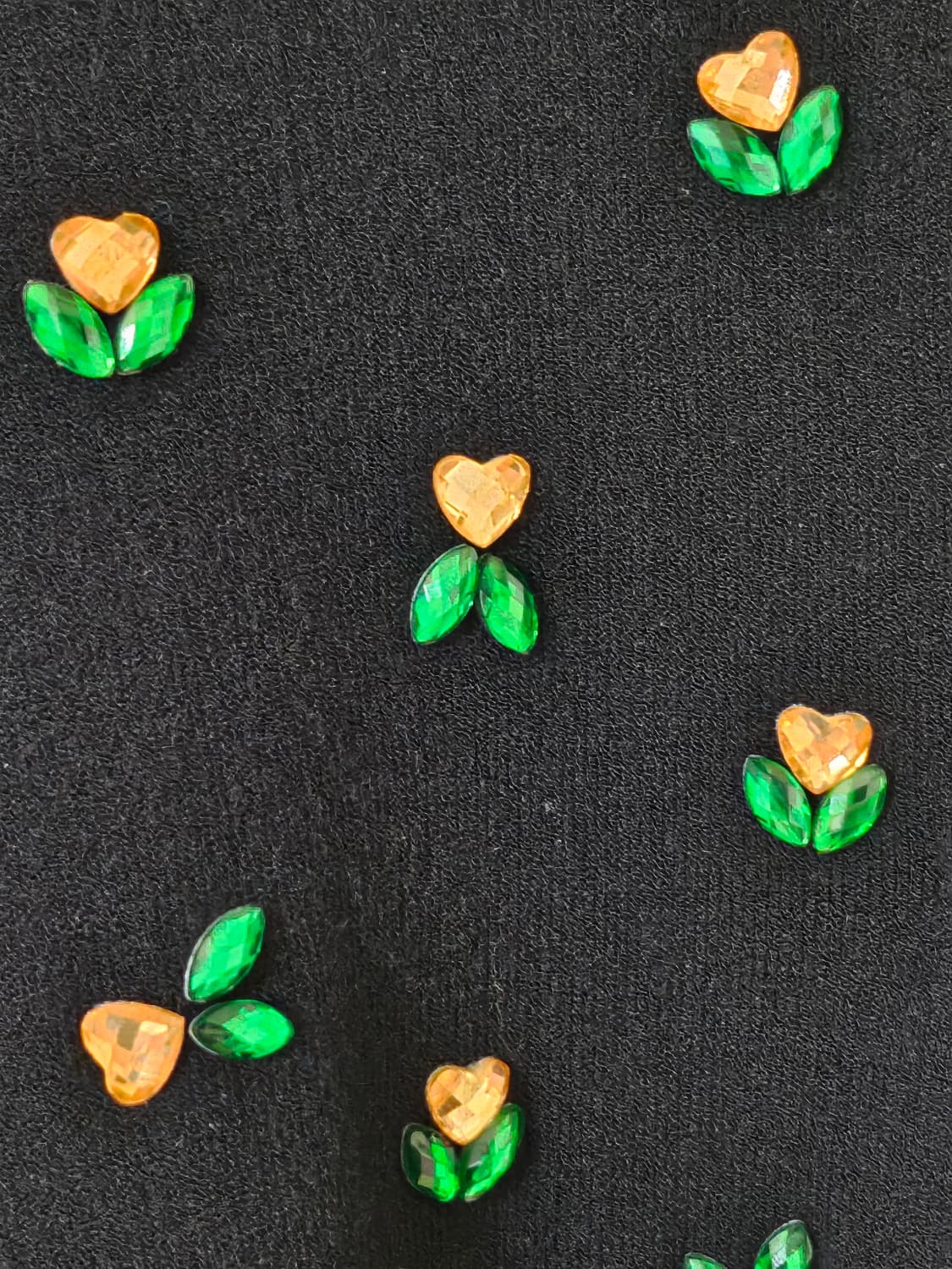 🌸 레니본 비즈 플라워 블랙 가디건 55-55반 | 로맨틱 봄 니트 상품이미지6