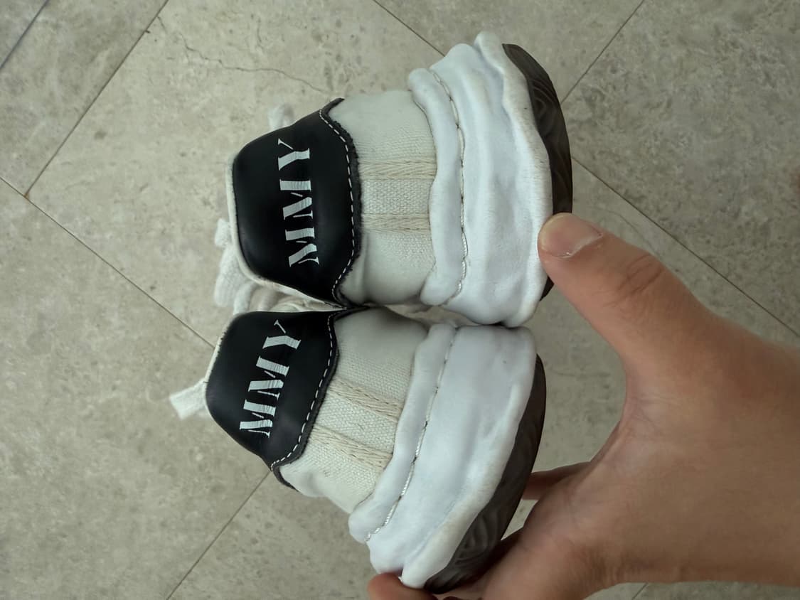 메종 미하라 야스히로 블레이키 OG 솔 캔버스 화이트 EU43 상품이미지5