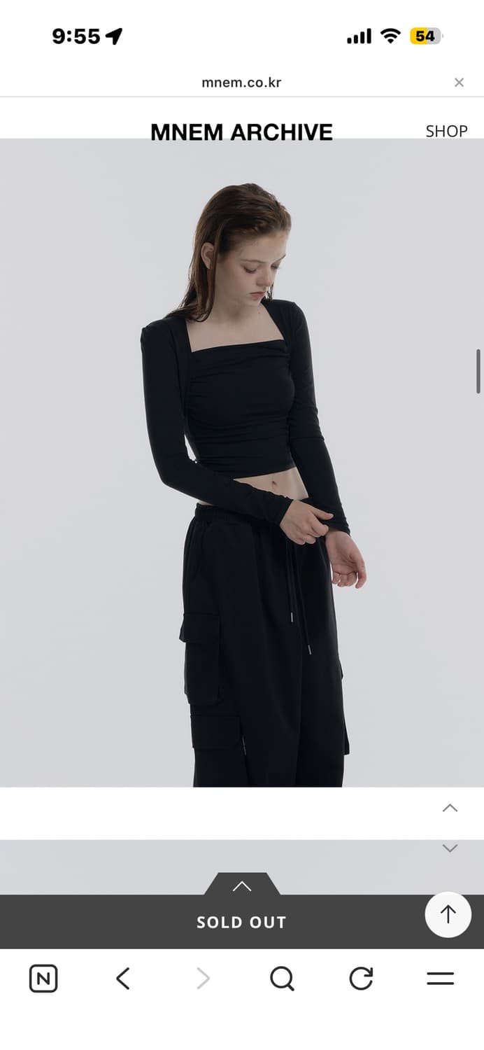 므넴 볼레로 셔링 탑 상품이미지3