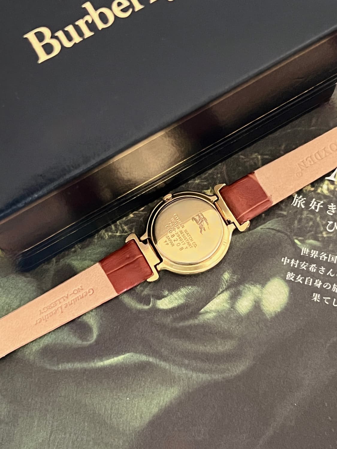 BURBERRY  골드 라운드 버버리 빈티지 시계 상품이미지6