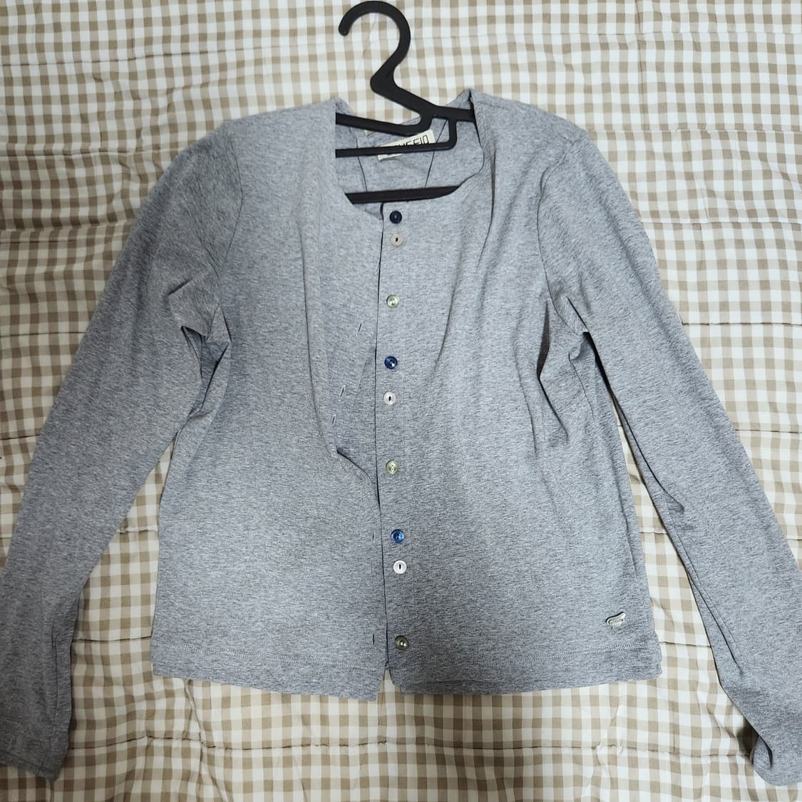 코이세이오 로우 엣지 가디건 그레이 상품이미지2