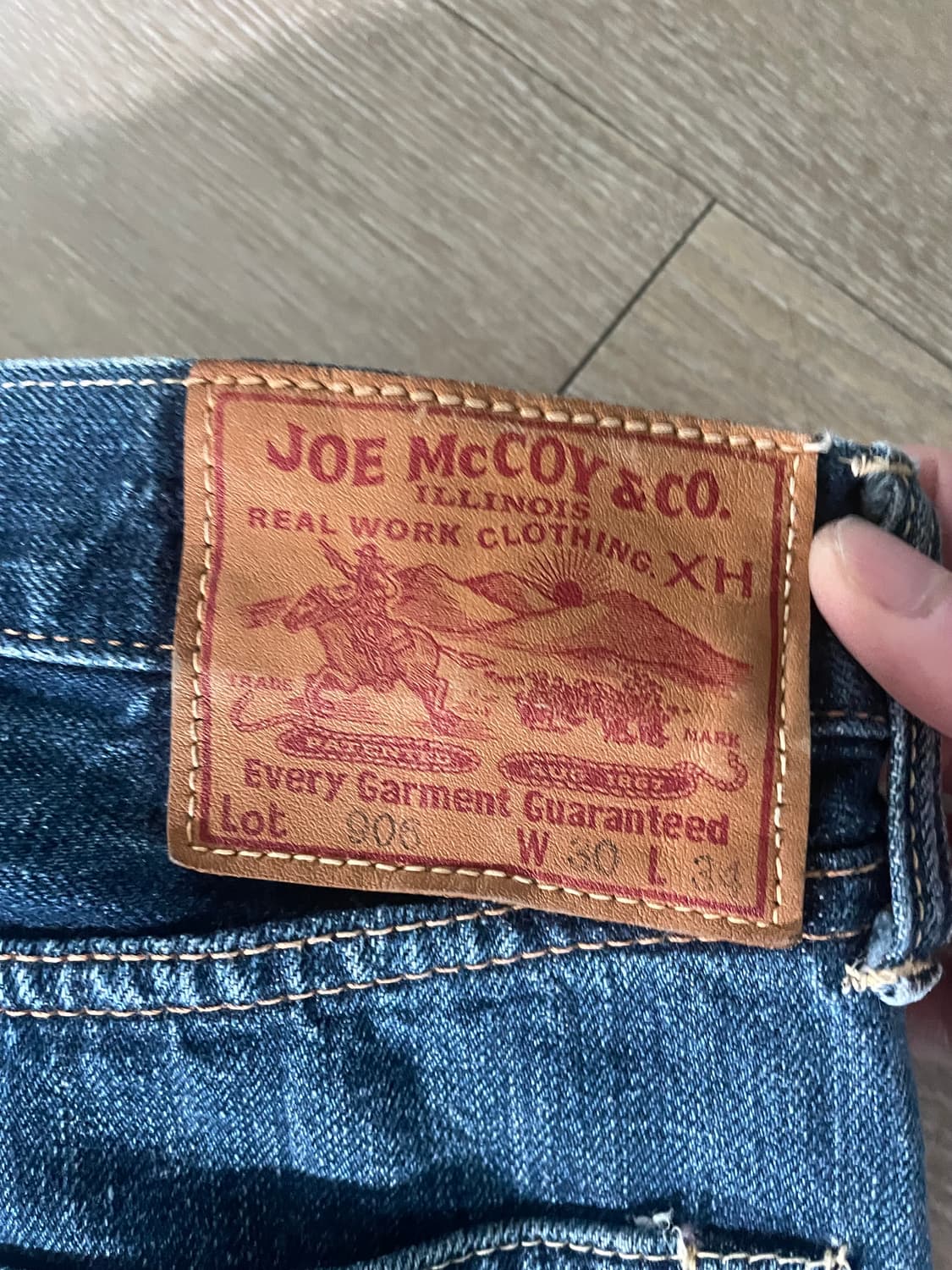 조맥코이 (리얼맥코이 산하) 대전판 셀비지 Lot.906 30sz 상품이미지4