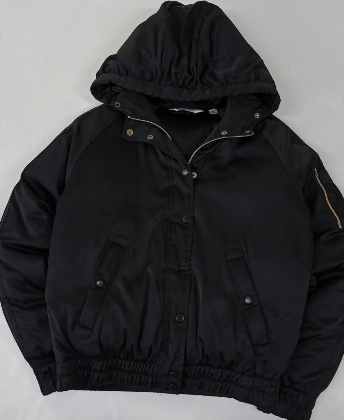 Adidas black 3stripe Ma-1  jumper 상품이미지1