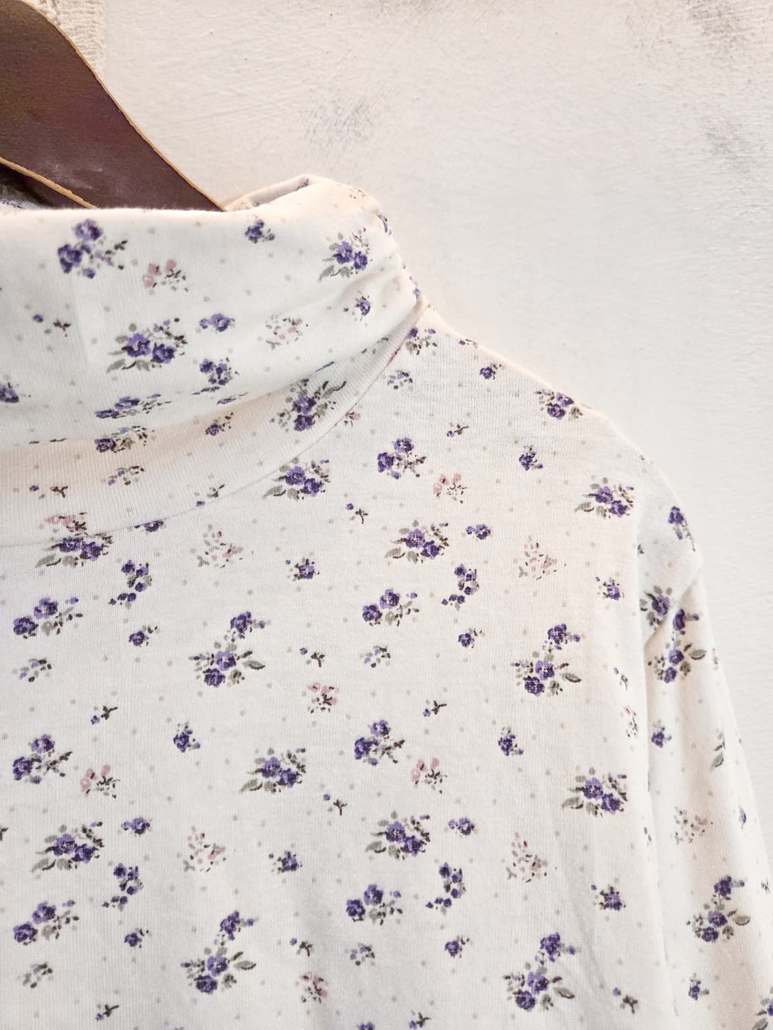 잔꽃 목폴라 슬리브 상품이미지3