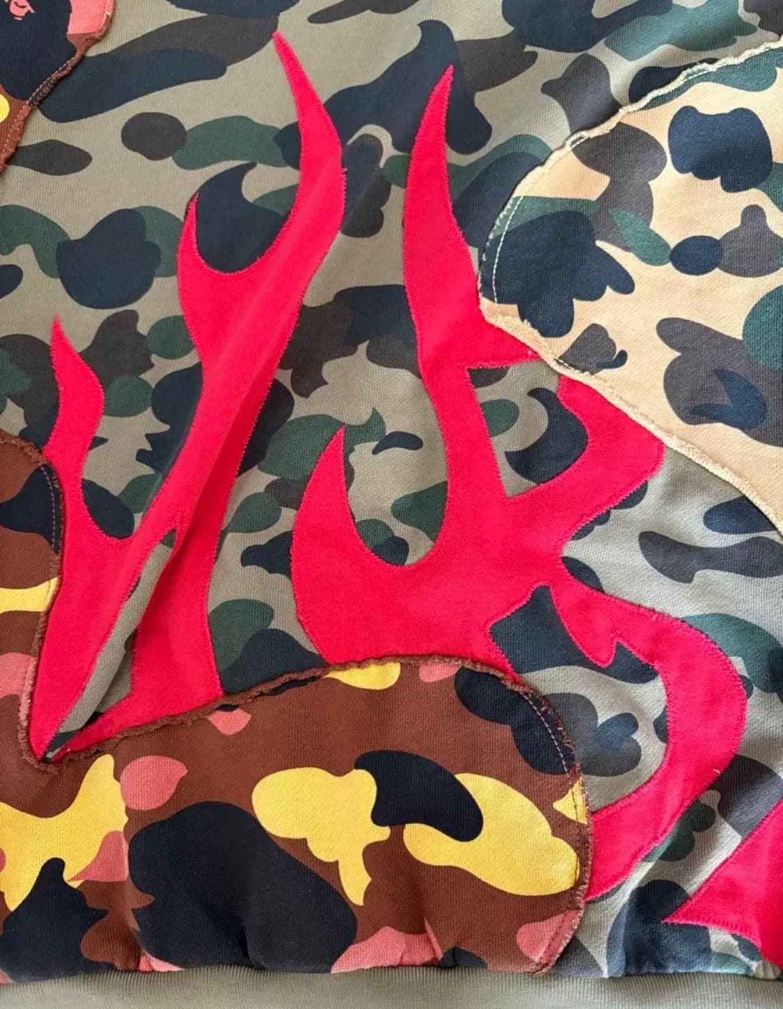 베이프 업사이클 카고 후드 (M) 상품이미지6