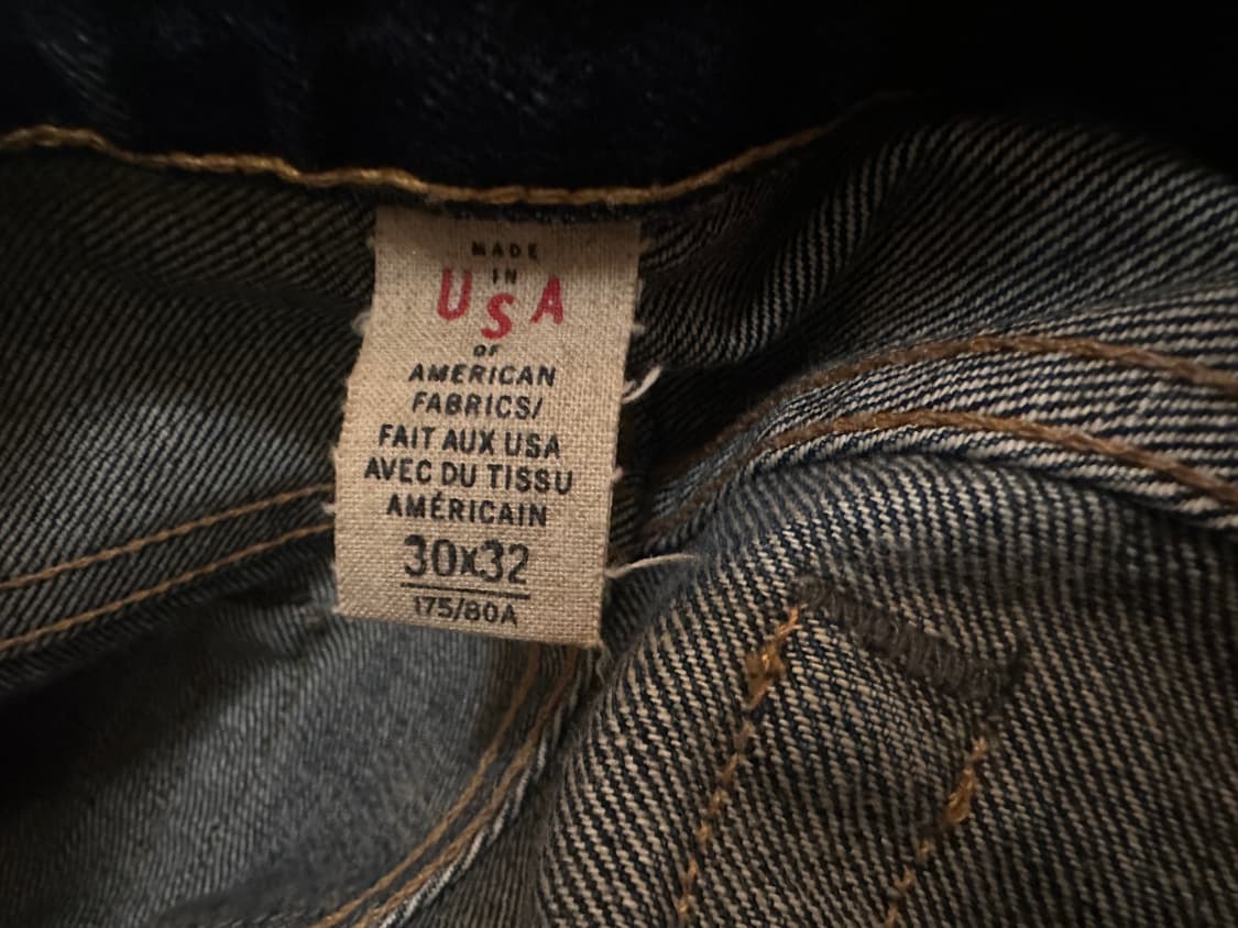 RRL 30X32 워싱진 MADE IN USA🇺🇸 상품이미지3