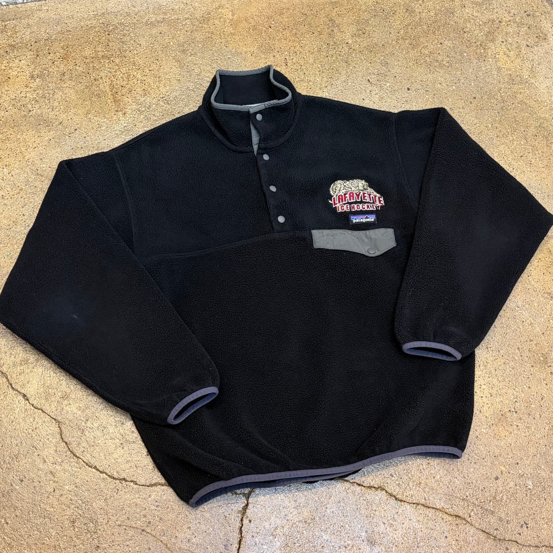 00s USA 빈티지 파타고니아 신칠라 아이스하키 플리스 후리스 집업 상품이미지2