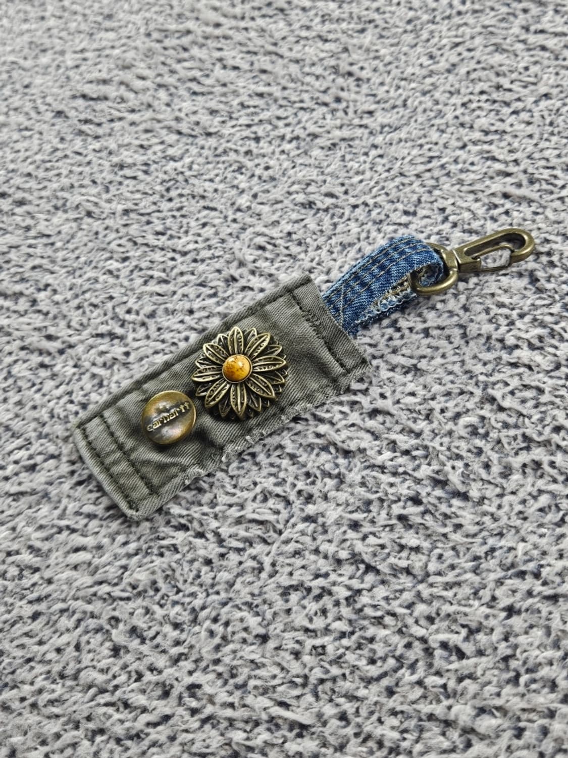 칼하트 버튼 핸드메이드 커스텀 카라비너 키링 ( OS ) / 10886 상품이미지1