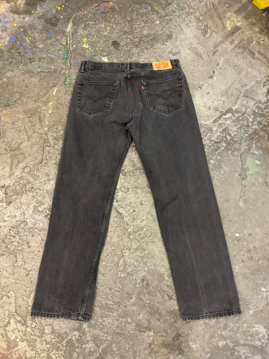 리바이스 505 레귤러 스트레이트 블랙 상품이미지9