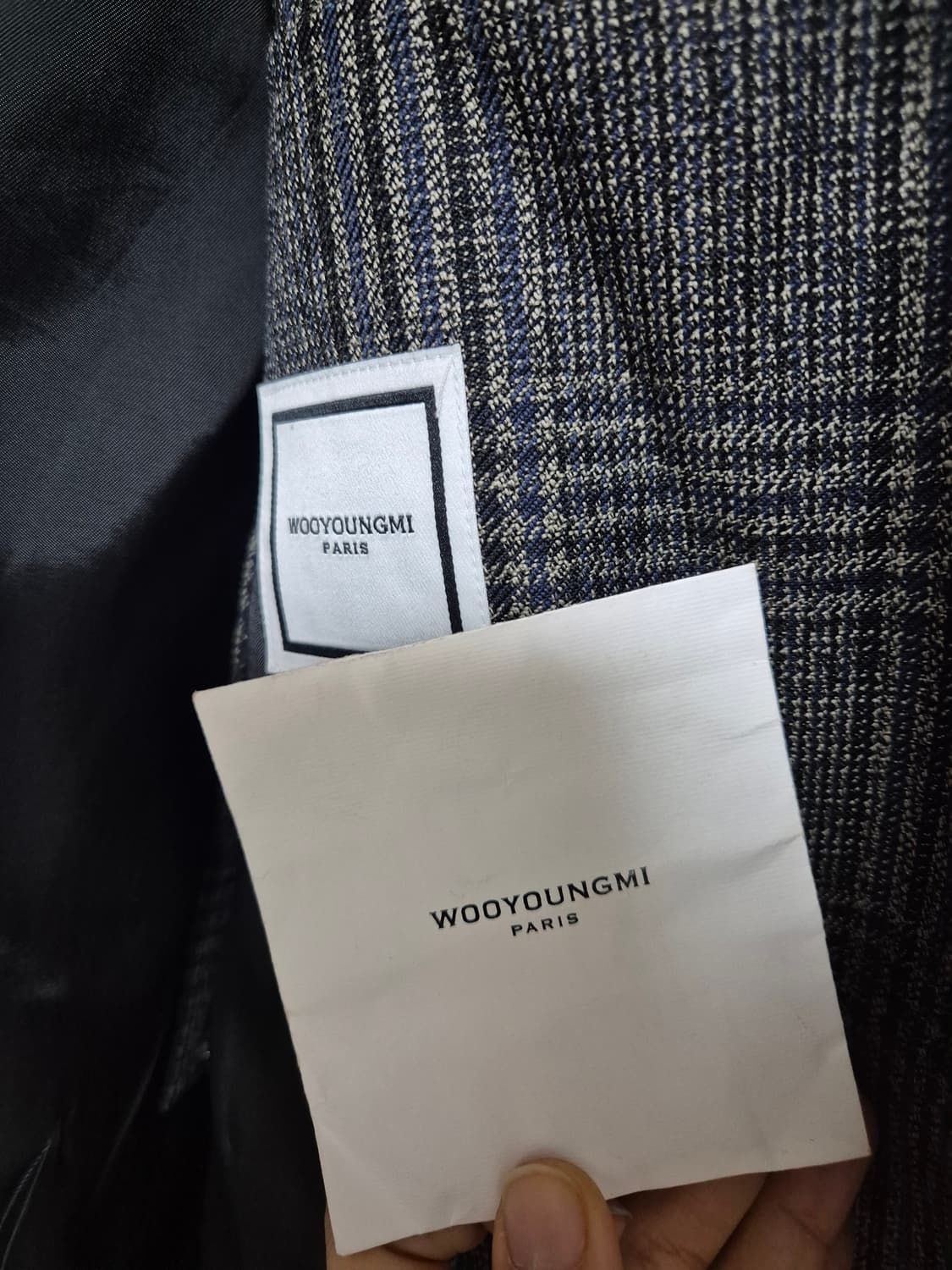 23FW 우영미 메인체크 자켓  48 (100) 울자켓 상품이미지8