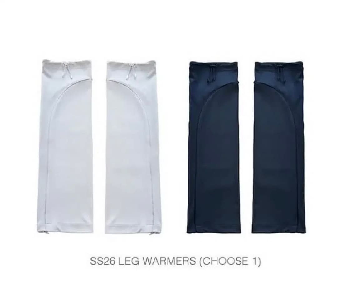 지초이 SS26 레그워머 네이비 상품이미지1