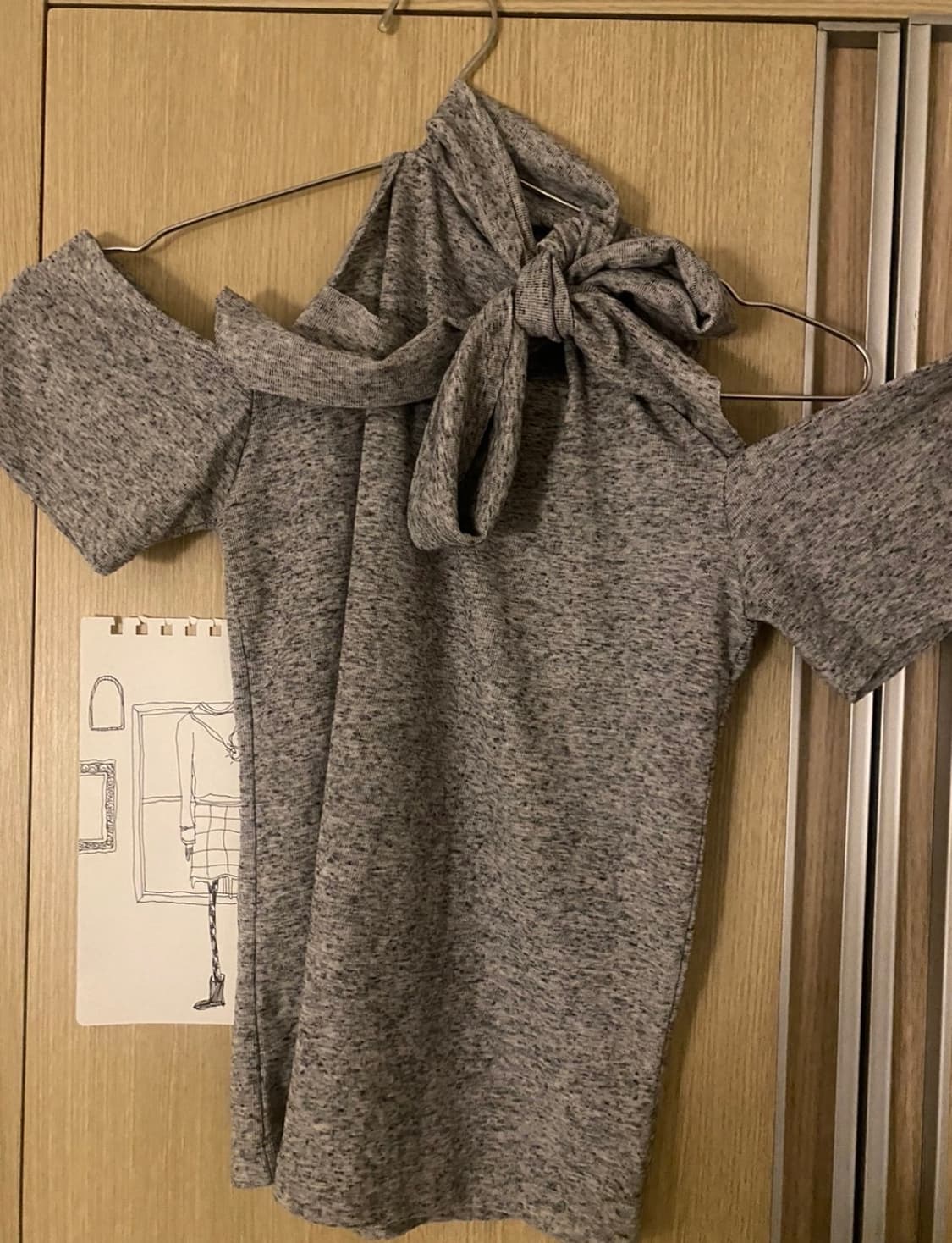 에이블리 오픈숄더 리본 탑 상품이미지3