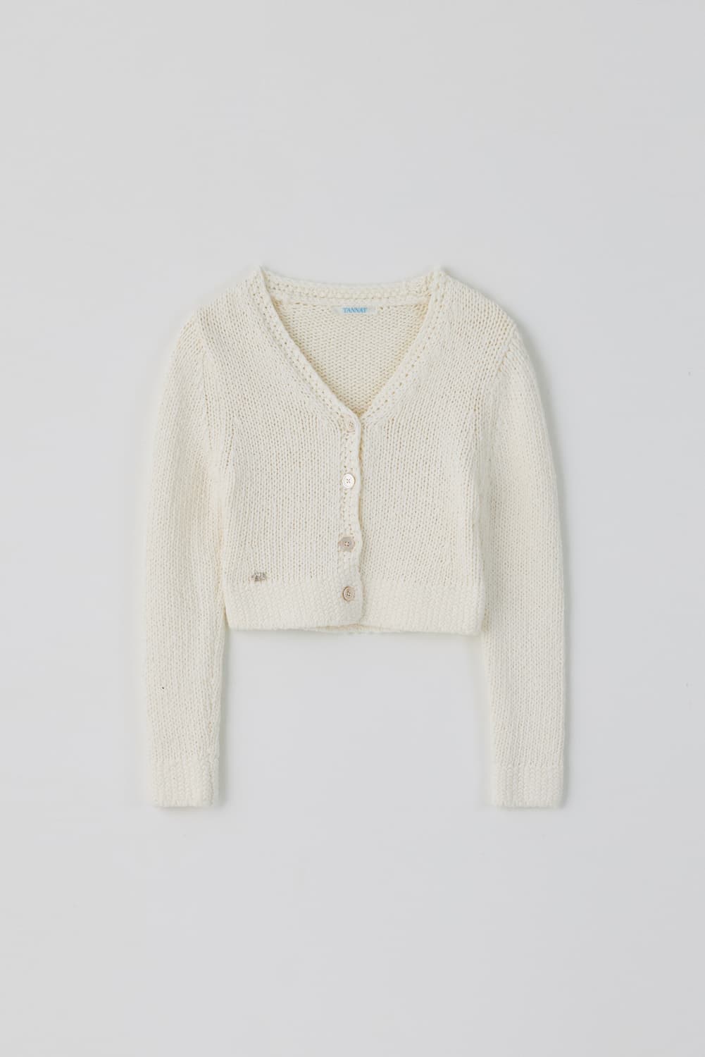 타낫 vea crop cardigan 베아 크롭 가디건 화이트 상품이미지4