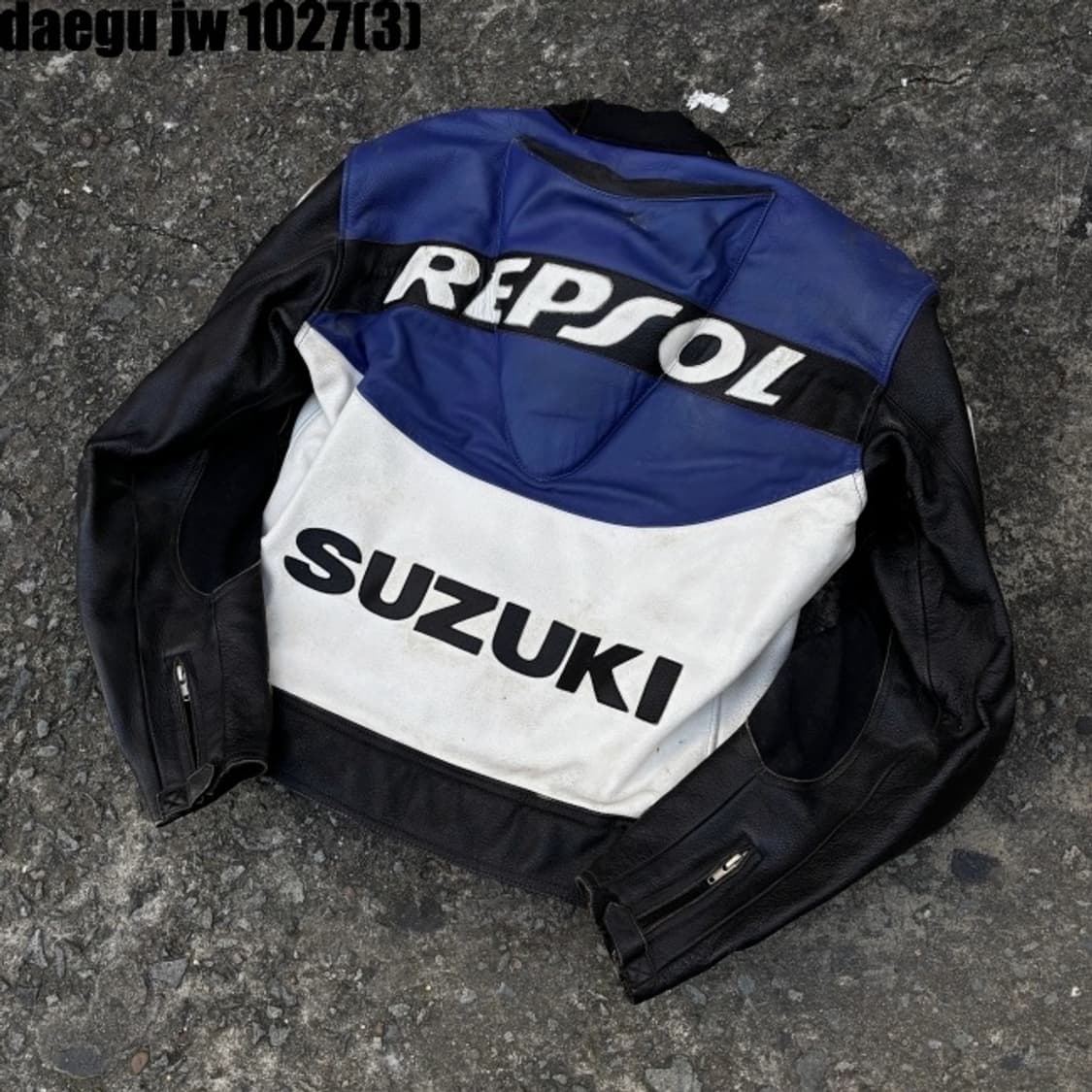 스즈키 가죽 라이더자켓 상품이미지7