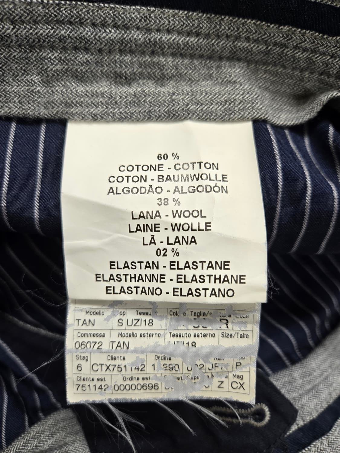 에르메네질도 제냐 회색 남성 카고 바지 상품이미지4