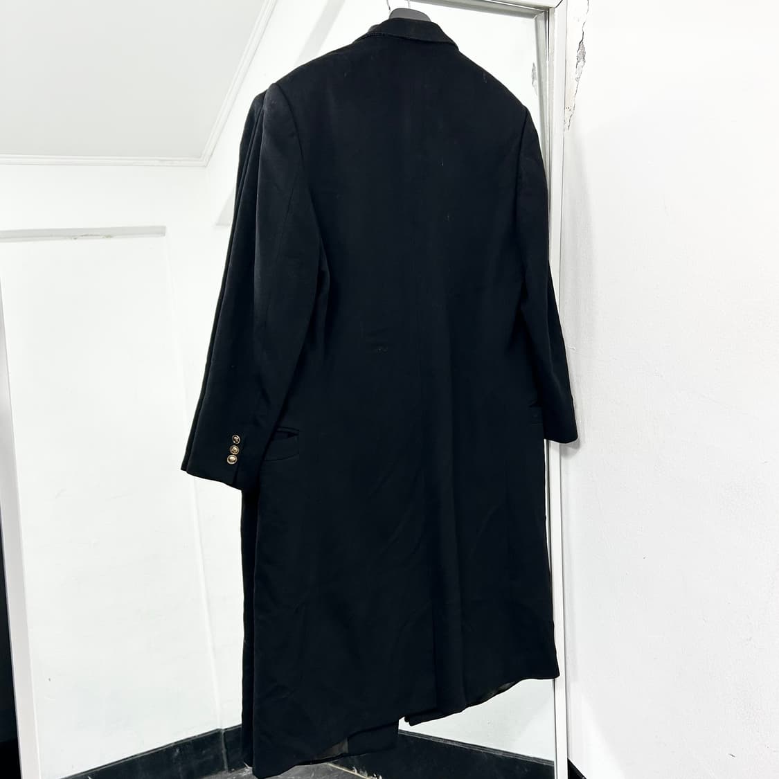 지아니 베르사체 금장 캐시미어 롱코트 상품이미지5