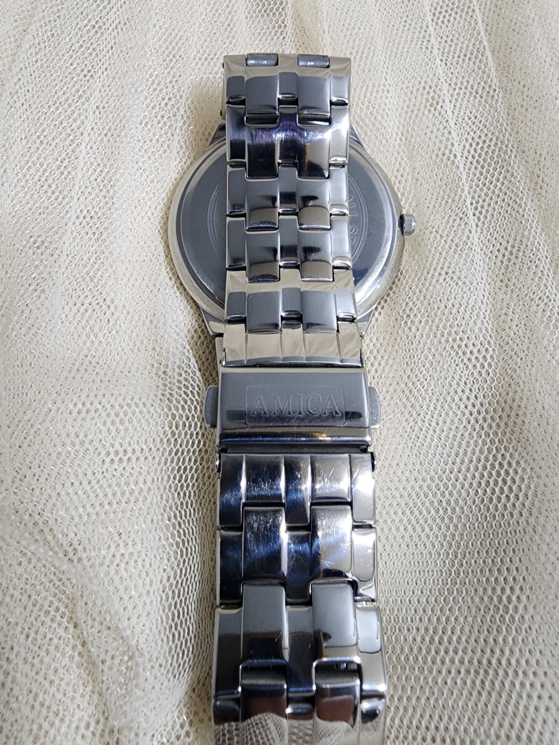 AMICA 아미카 데이데이트 메탈 시계 쿼츠 상품이미지5