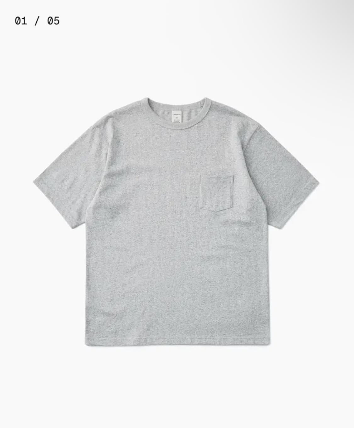 (4) 카키스 그레이 포켓 반팔티 khakis xl 상품이미지1