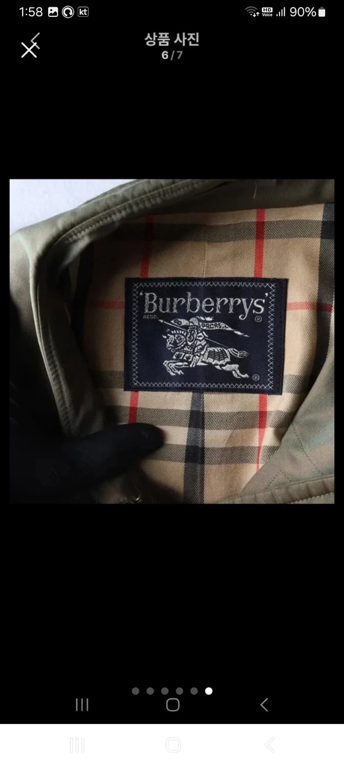 버버리트렌치코트/66.77 상품이미지4