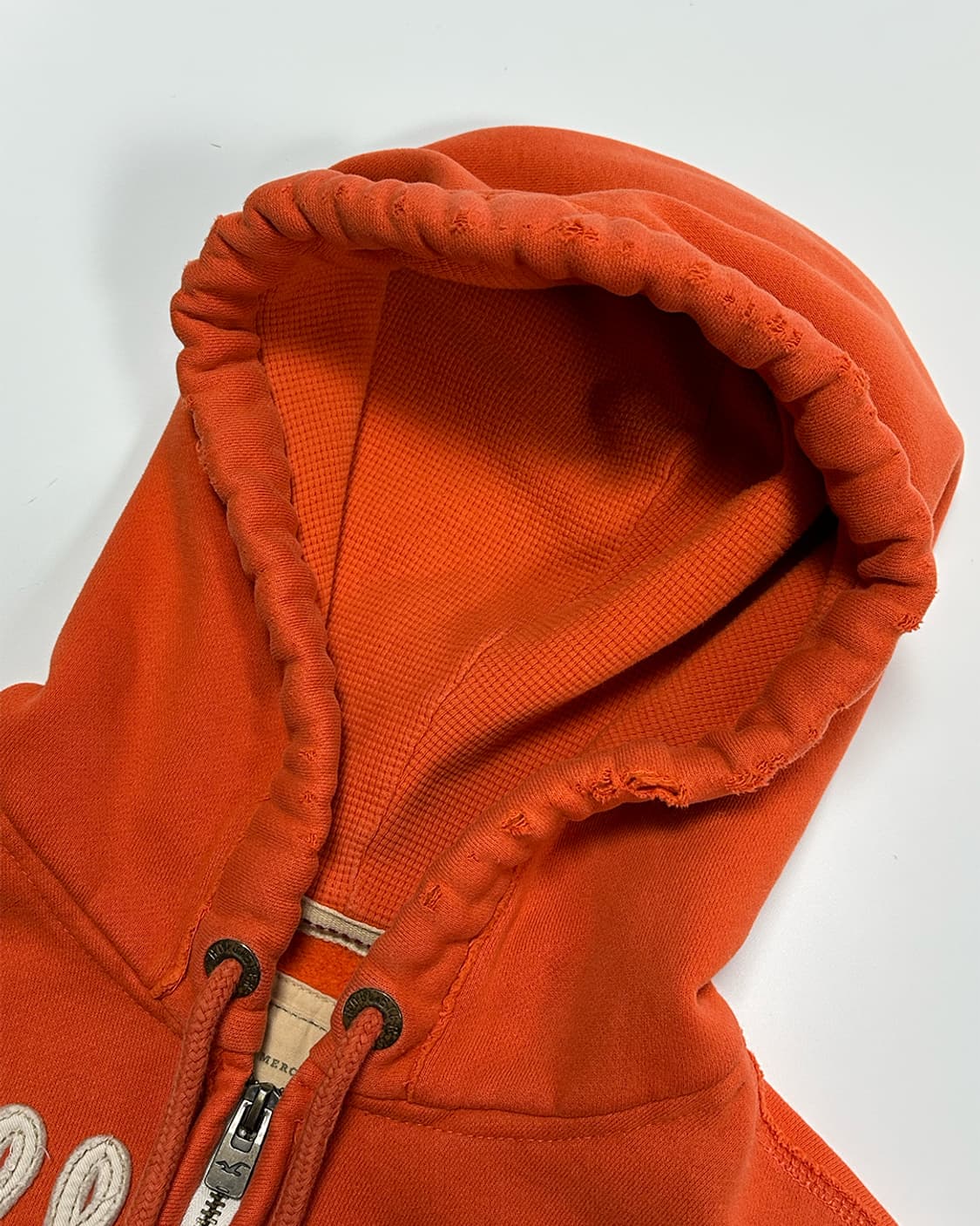 홀리스터 기모 후드집업 오렌지 상품이미지3