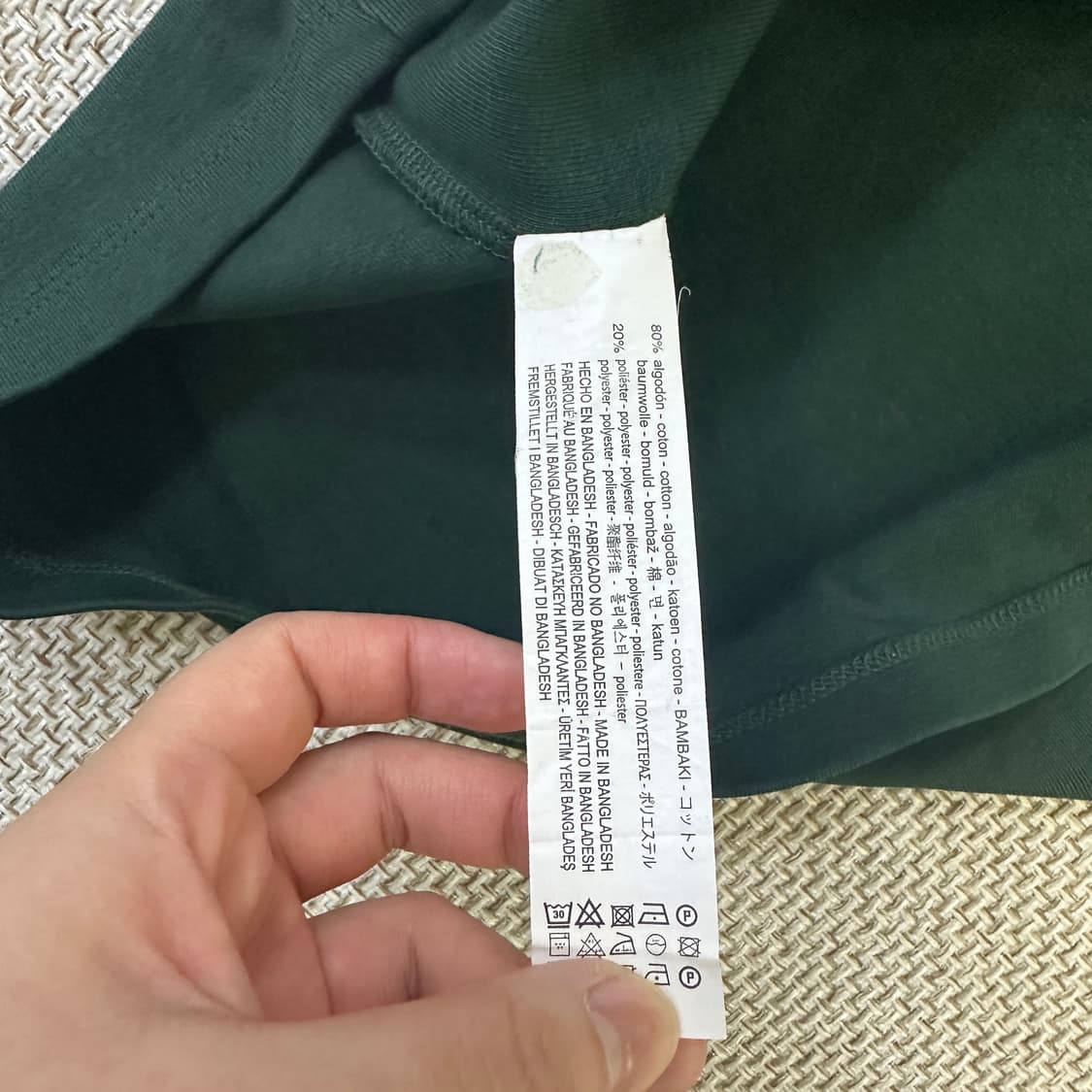 S 자라 루즈핏 반팔 목폴라 티셔츠 0410D 상품이미지3