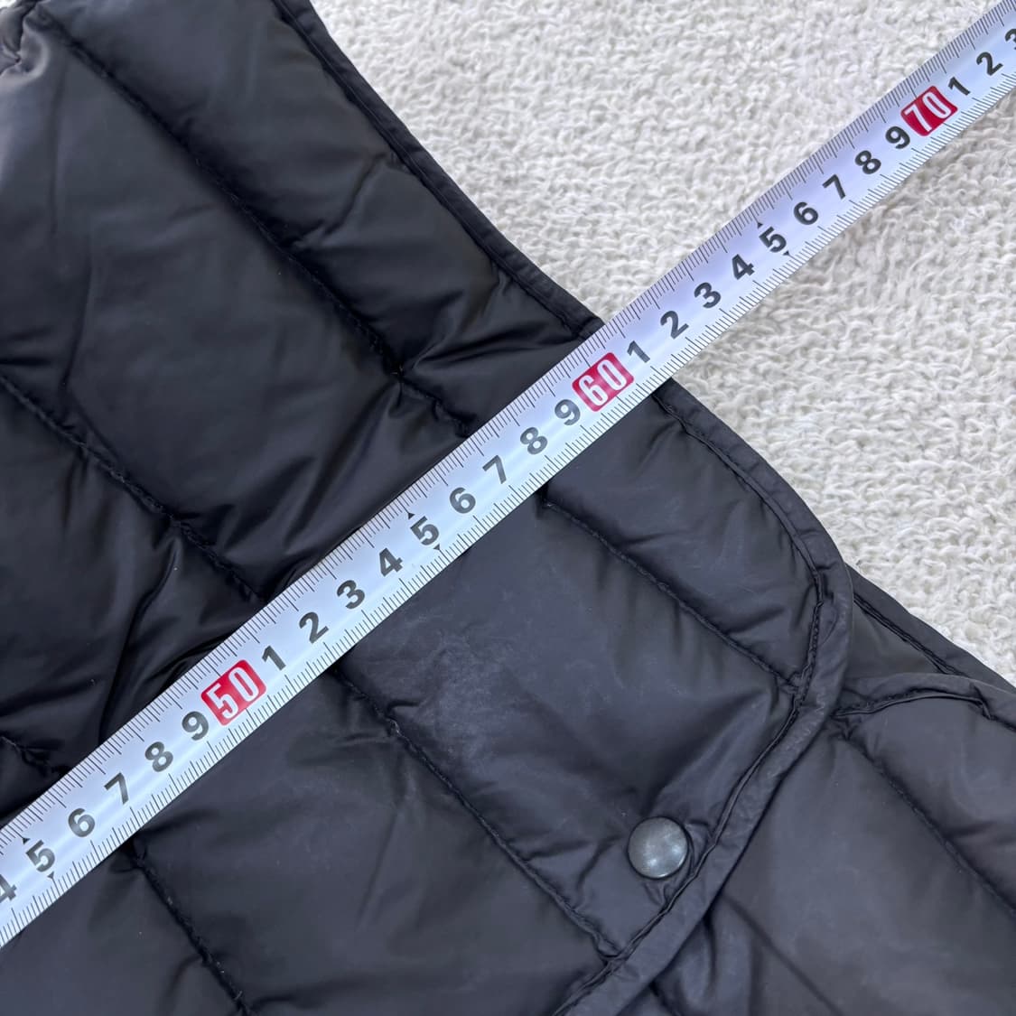 100 빈티지 덕다운 경량 패딩 조끼 0410E 상품이미지5