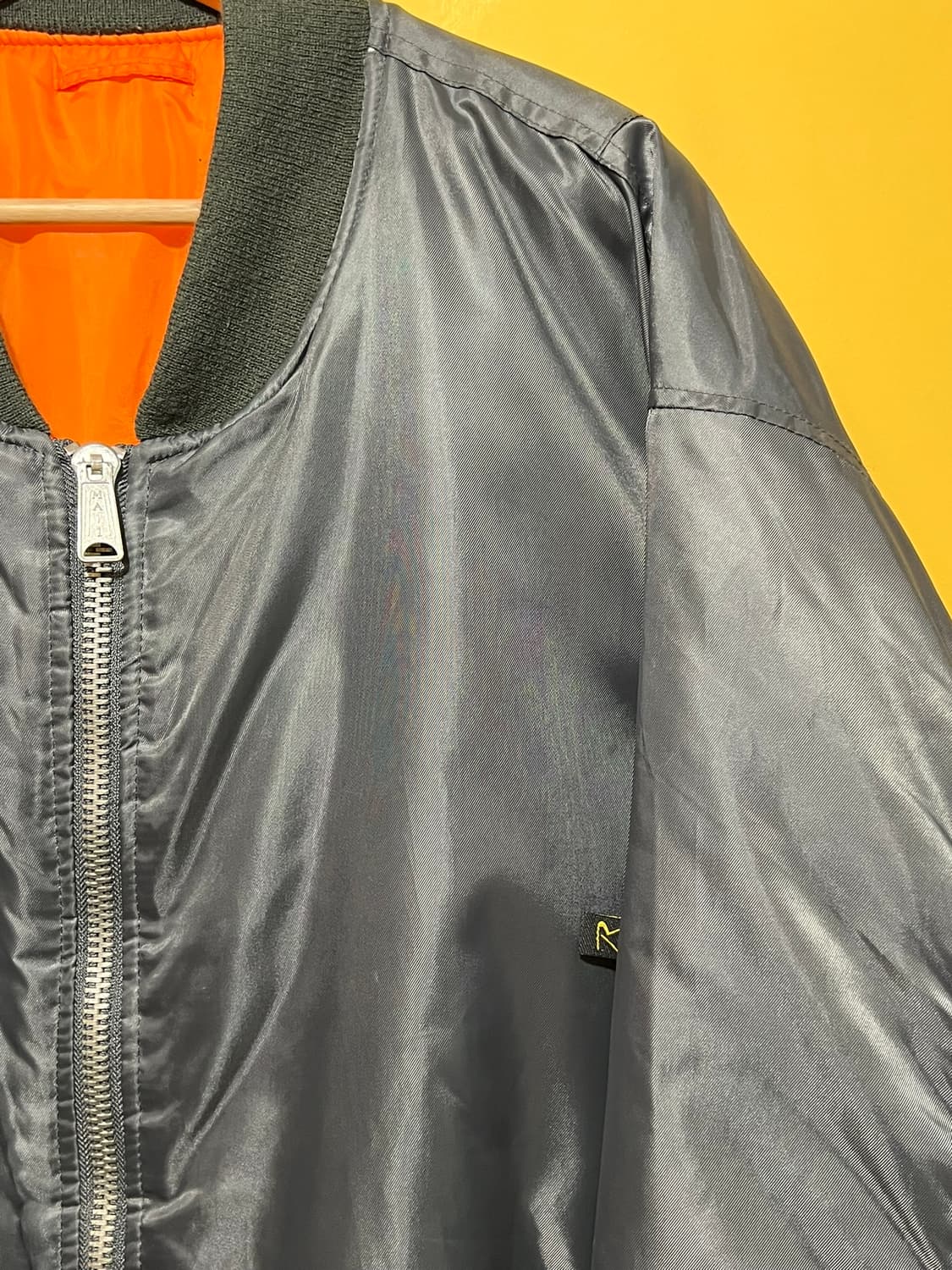 [4XL] 로스코 MA-1 나일론 플라이트 점퍼 밀리터리 봄버 자켓 상품이미지3