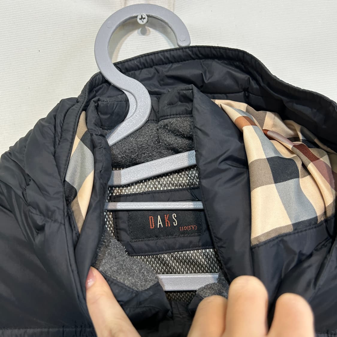 닥스 키즈 오리털 롱패딩 110 블랙  상품이미지2