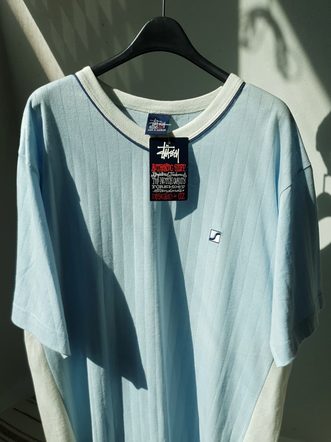 90s STUSSY football tee 상품이미지3