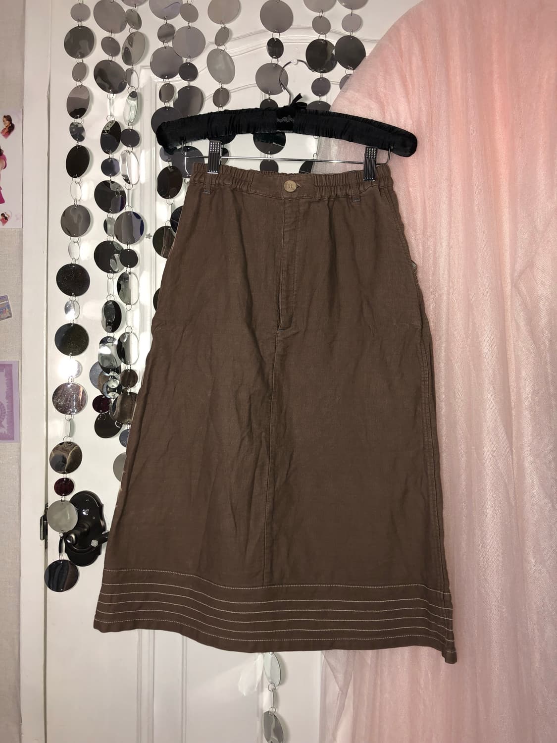 Brown mori midi sk 상품이미지2