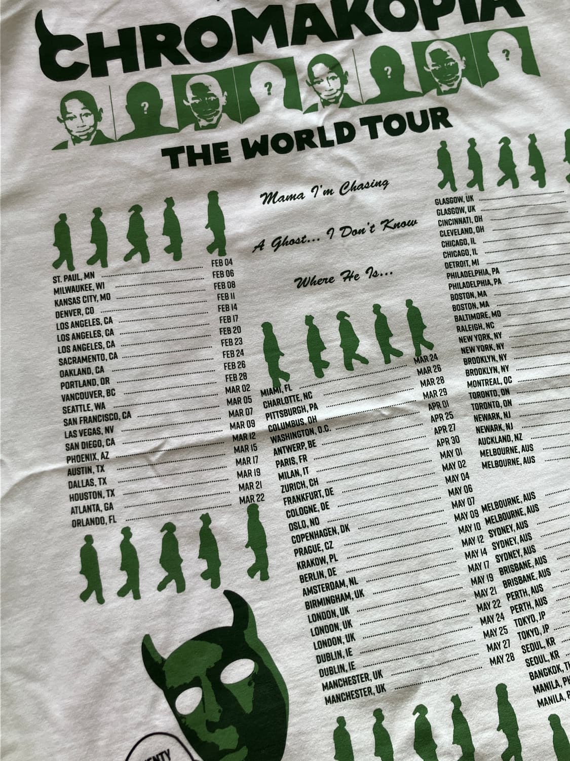 타일러 더 크리에이터 Like him tour T shirts 상품이미지2