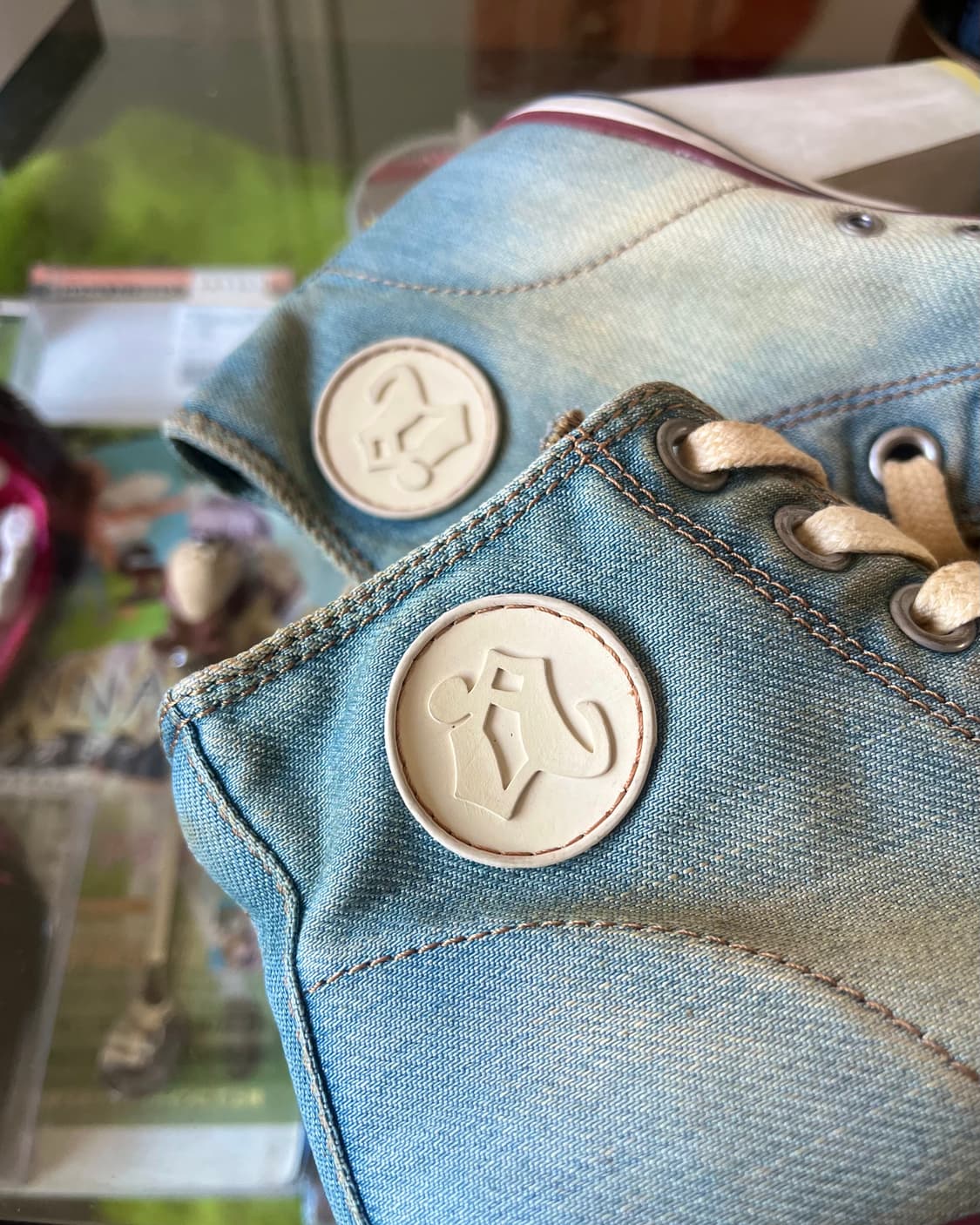 Ash ArchiveWashed  Denim High Heels 상품이미지5