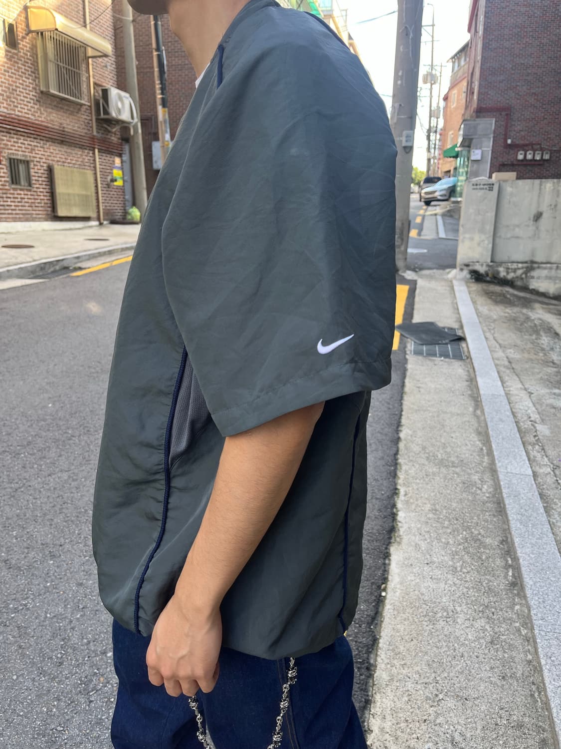 90‘s 나이키 팀 반팔 하프집업  상품이미지8