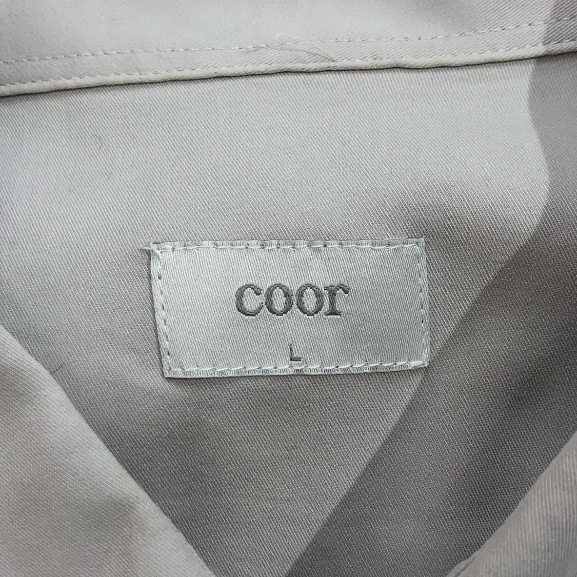 쿠어 라이트그레이 모달 솔리드셔츠 L 상품이미지5