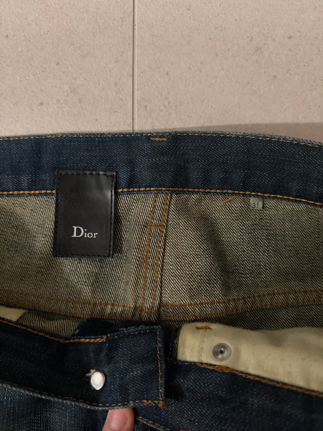 디올옴므 ss09 녹워싱 진 31 상품이미지6