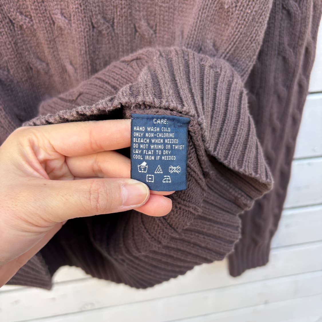 Polo 폴로 케이블 꽈배기 니트 상품이미지7