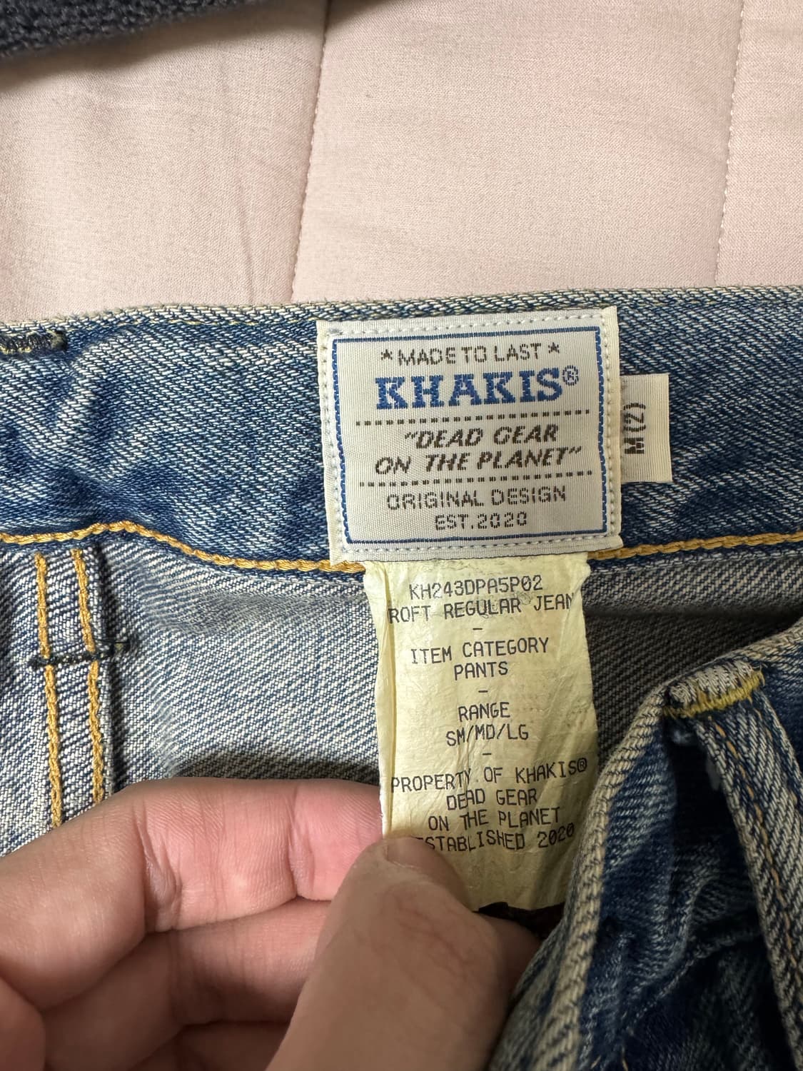 카키스 크로프트 릴랙스드 진 미드 블루 상품이미지4