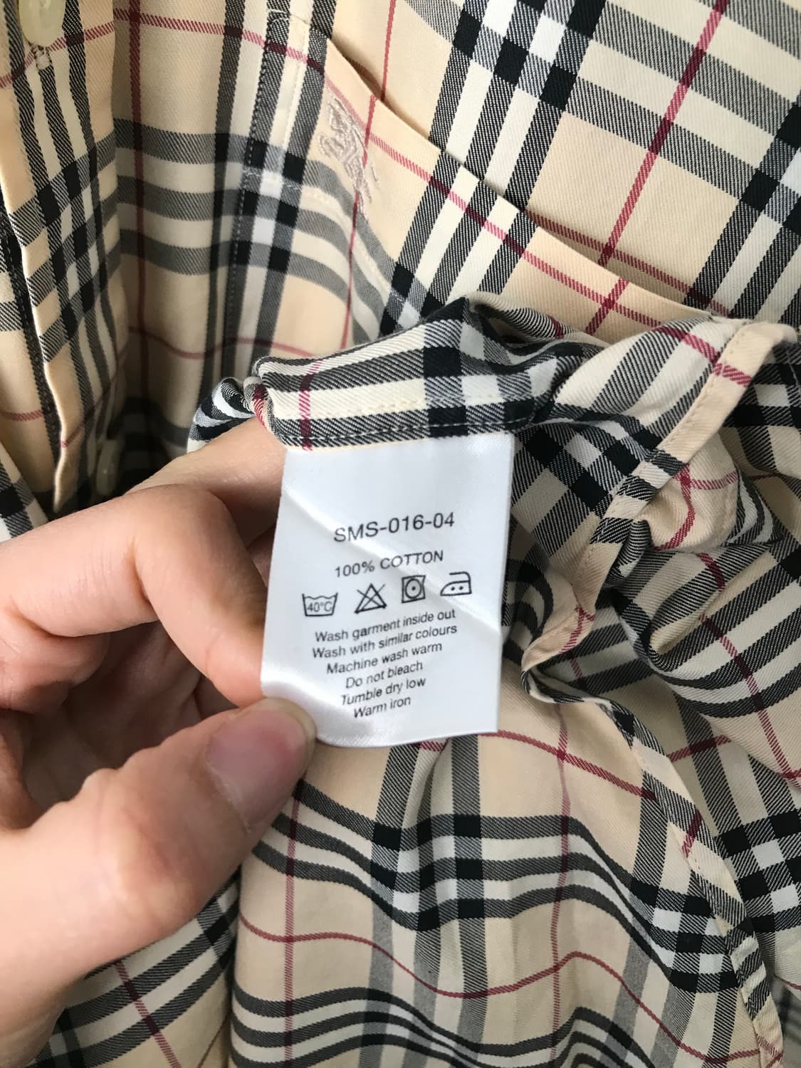 버버리 포켓 노바 체크 셔츠 상품이미지5